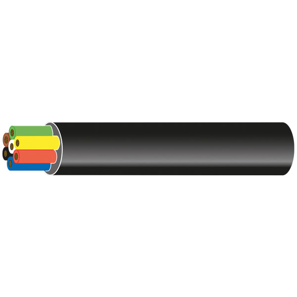 Oceanflex, 1852 Trailerkabel 7 leddet 6x1mm² + 1x2mm² 10m