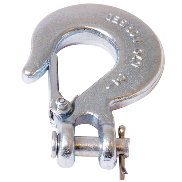 Rock trailer krog 1/4" med splitbolt, set fra siden