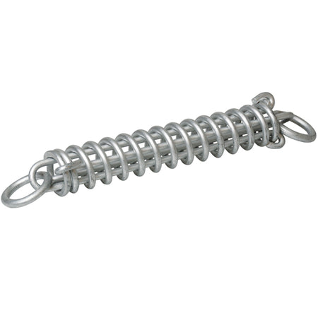 Fortøjningsfjeder fra 1852, galvaniseret, 28 cm, set fra siden.