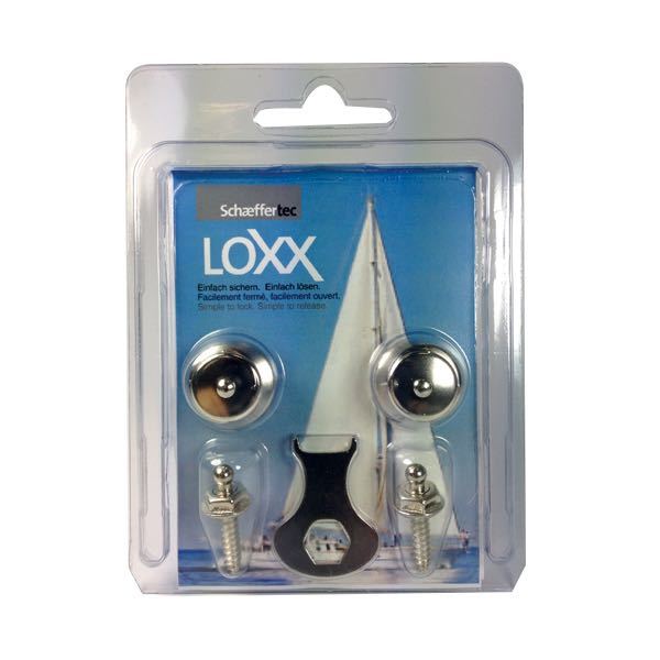 Loxx trykknap tap selvsk 16mm pakket i blisterpakning