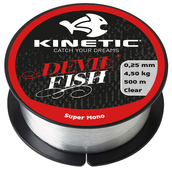 Kinetic Super Mono snøreværk på en rulle, klar til brug