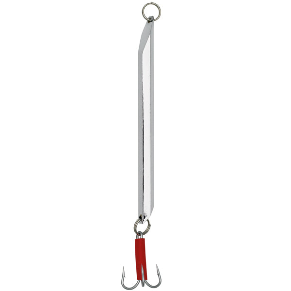 Kinetic Depth Diver 400g i sølvfarve set fra siden.