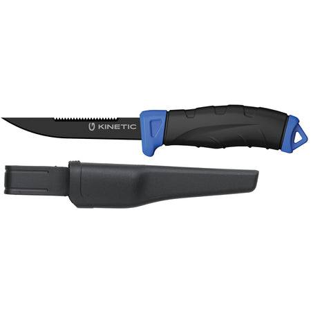 Kinetic 4" fiske kniv i rustfrit stål med ergonomisk håndtag