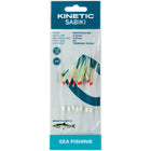 Kinetic Sabiki sildeforfang MaxCatch Fishskin/mix #6 med flere kroge i farver