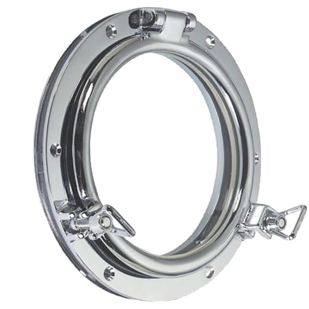 SeaTec koøje i krom, set fra siden med detaljeret finish