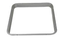 Gebo inderramme i aluminium, mål 620x620 mm, set forfra.