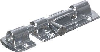 Foresti skudrigel forkromet messing set forfra, klare detaljer og finish