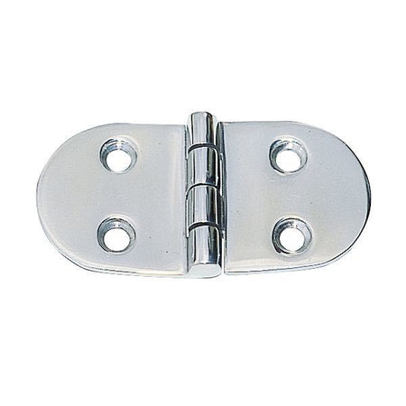 Hængsel 38.6 x 75mm fra 1852, set forfra med flot finish