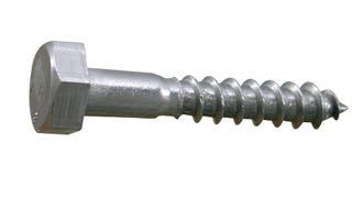 Marifix fransk skrue 12 x 60 mm set forfra med rustfrit stållook