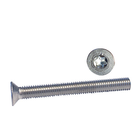 1852 maskinskrue med Torx hoved, 5 x 25 mm, i rustfrit stål A4.