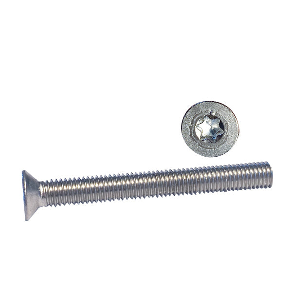 Maskinskrue fra 1852, Torx 5 x 30 A4, set fra siden.