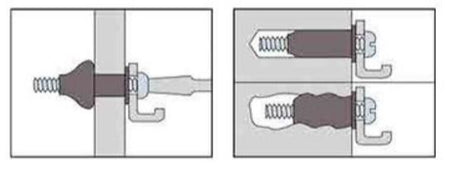 Detaljevisning af Rawlplug M4/12 med tydelig dimension