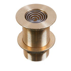 Guidi gennemføring 1 1/4" med fjedersi, set fra siden i skarpt fokus