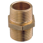 Guidi brystnippel med udvendigt gevind, 1/2" og 40 mm, i messing.