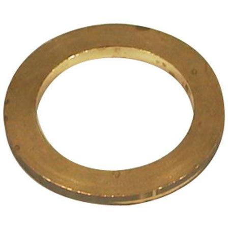 Guidi messing skive med 1 1/2" diameter, klar til installation.