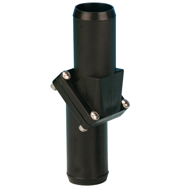 Jabsco kontraventil 19mm set fra siden, klar til montering på pumpe.
