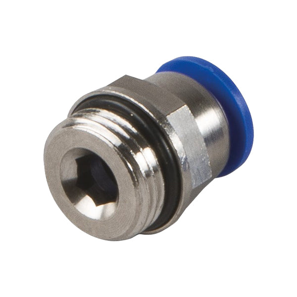 SeaTec kobling Ø12mm set forfra, klar til installation på trykvandsystem.