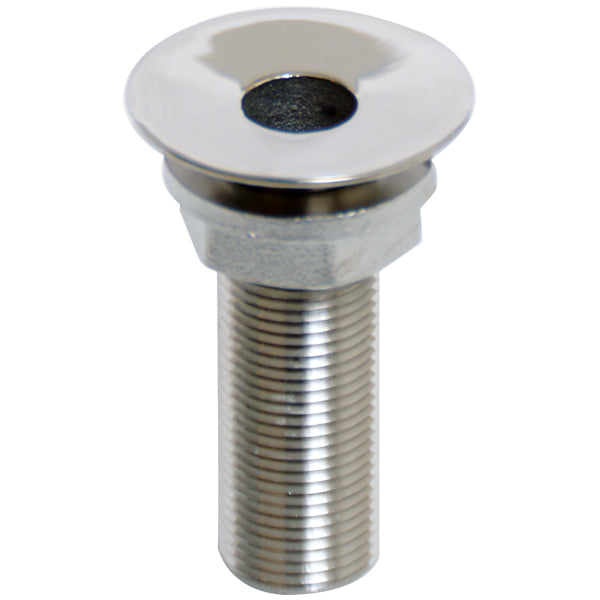 Gennemføring 3/4" RF fra 1852 i rustfrit stål, set fra siden