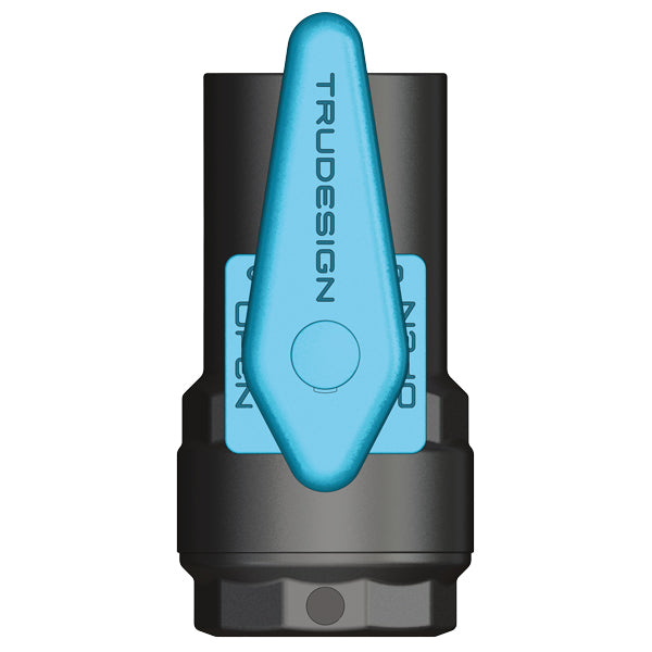 Trudesign kuglehane compact 3/4" i nærbillede, detaljeret design