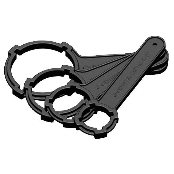 Trudesign nøgle til kugleventil 1/2", vist fra siden