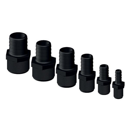 Trudesign slangestuds han komposit i sort med dimensionsmålet 1 1/2" 32mm.