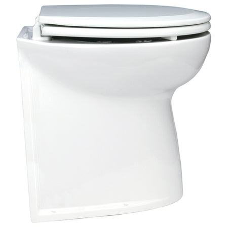 Jabsco el-toilet 17" med soft close, set fra siden