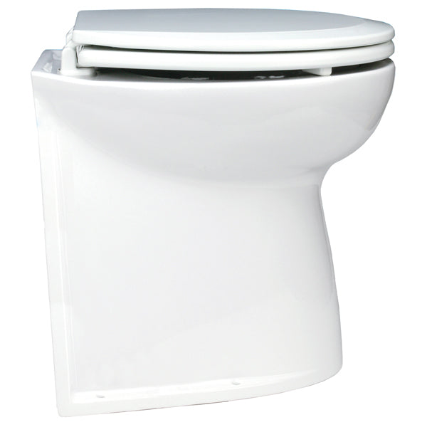Jabsco deluxe 17" el-toilet med soft close, set fra siden