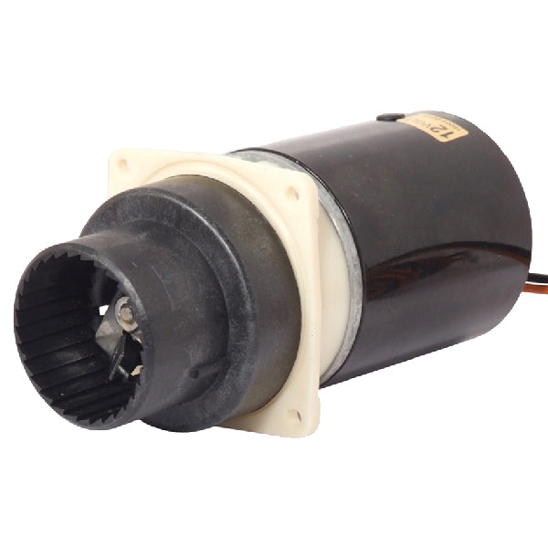 Jabsco macerator pumpe 24V til QF E2 set fra siden