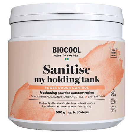 Bio Cool Sanitise holding tank 500g pulver pakket i neutral emballage