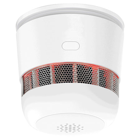1852 røg alarm mini i tæt zoom, der viser detaljerne
