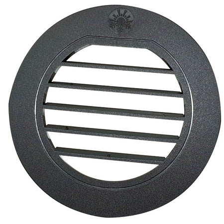 Autoterm gitter til varmluftdyse Ø60mm, set fra siden.
