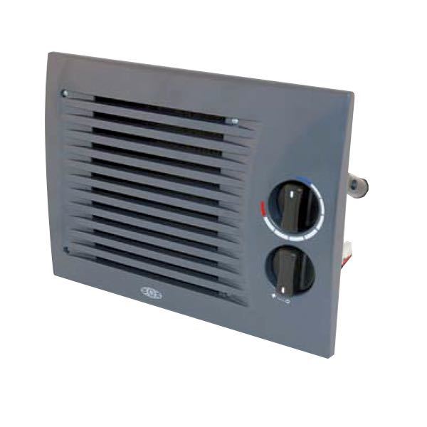 SeaTec varmeapparat Arizona LN 12V 120W set fra siden med varmeudgang