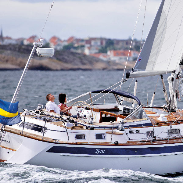 Set fra siden, ScanStrut radar holder i brug