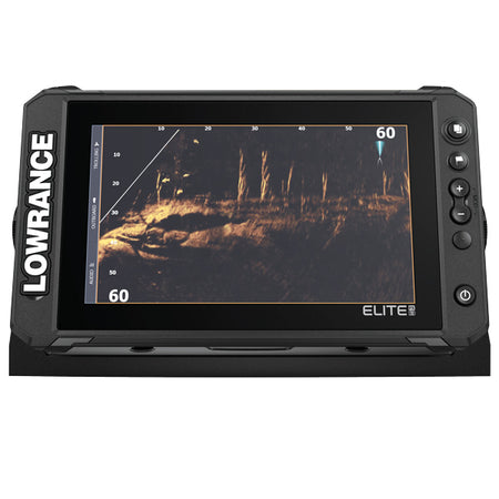 Lowrance Elite FS 7 kombi instrument med HDI transducer vist forfra