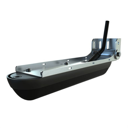 Navico StructureScan 3D hæktransducer set fra siden med kabler