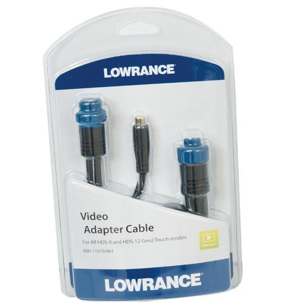 Navico video adapter kabel, RCA til HDS 9 & 12, viste fra forsiden.