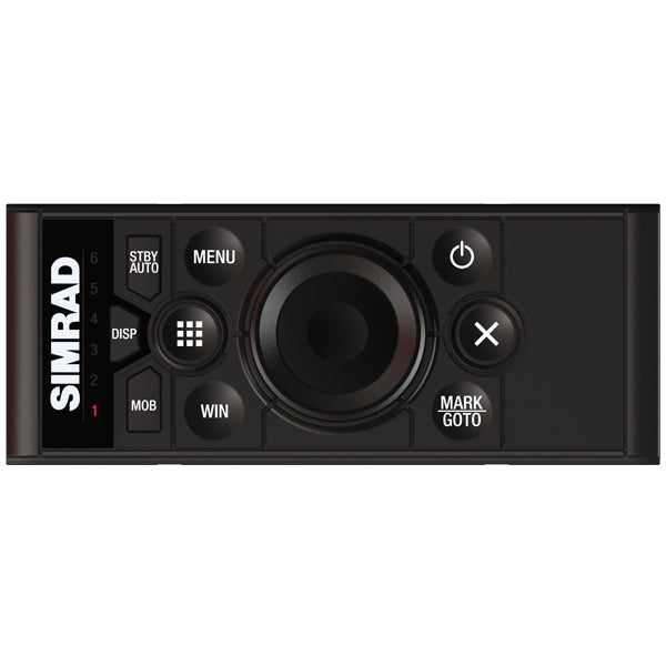 Simrad OP50 controller set lodret med tydelige knapper og display.