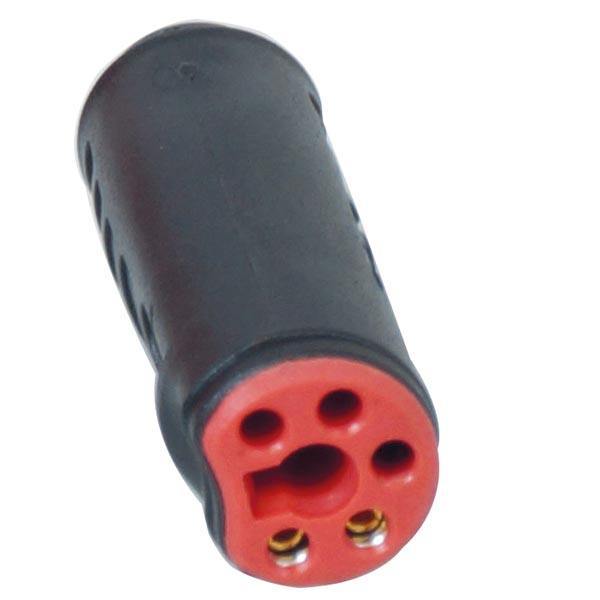 Navico Simnet terminator stik 12 V set fra siden, klar til installation.