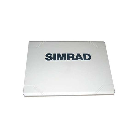 Simrad suncover til go9 monteret på bådens skærm