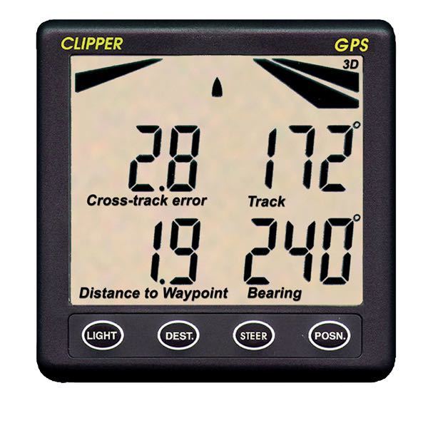 Nasa Repeater Clipper GPS set forfra med tydeligt display