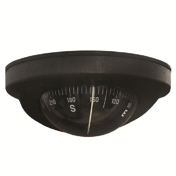 Riviera kompas ASTRA 100mm i sort med sort rose set forfra