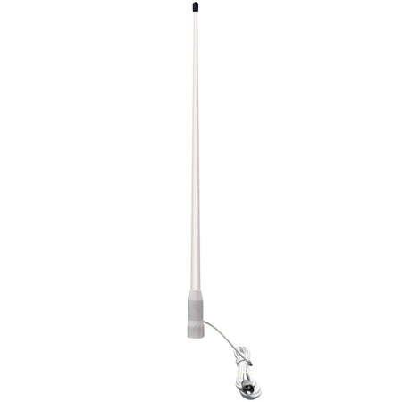 1852 VHF motorbådsantenne på 105 cm, med 7 m RG58 kabel, vist fra siden