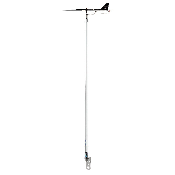 Windex 15 og VHF 90 antenne set forfra med detaljeret design.