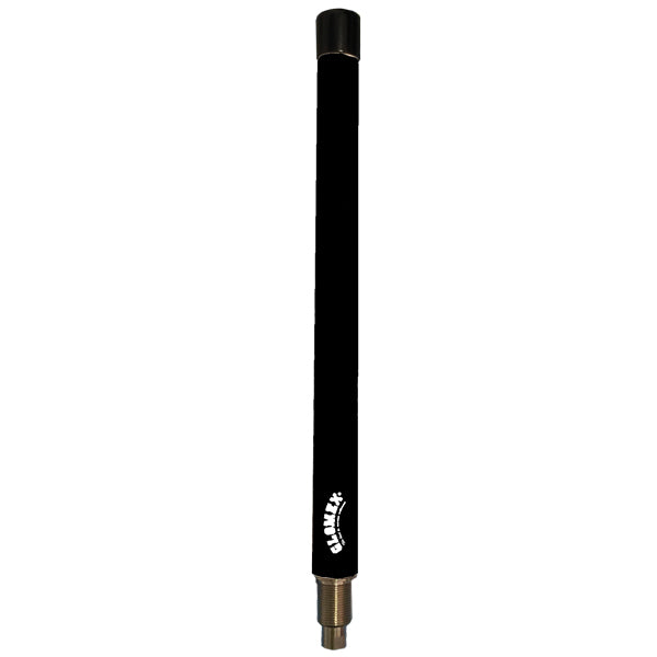 Glomex Glomeasy VHF antenne 25 cm i sort, set fra siden