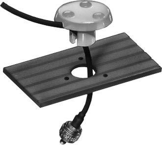 Glomex RA140 VHF nylon dæksel til gennemføring, set forfra.