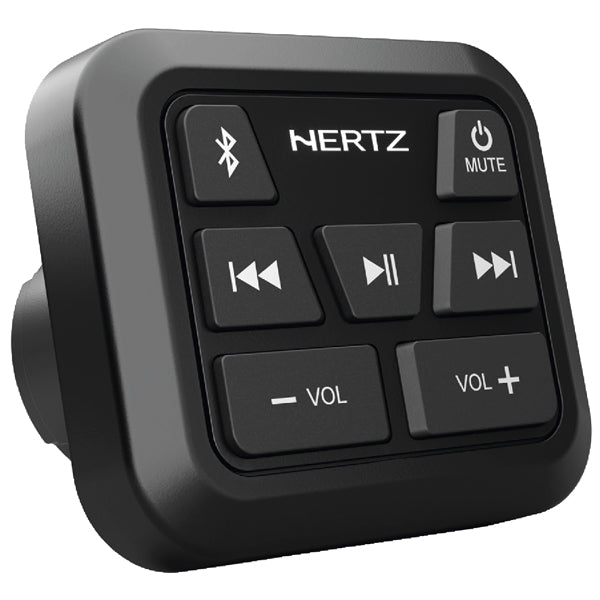 Hertz HMR BT Bluetooth modtager set fra siden med tilslutninger
