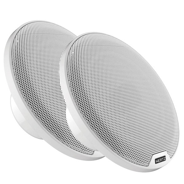 Hertz HEX 6.5 C-W marinehøjtaler set forfra med grill.