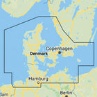 C-Map Y205 Discover Danmark kort til Lowrance Simrad & B&G, fladt på en bordflade