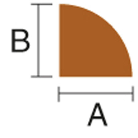 Roca kvart stok teak 13x13x2000mm vist på en båd som håndtag
