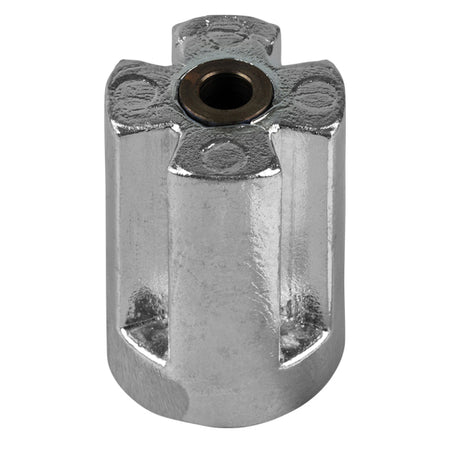 Tecnoseal zinkanode til Volvo motor, set fra siden med klar baggrund.